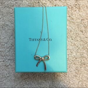 Tiffany & Co. Silver Bow Necklace